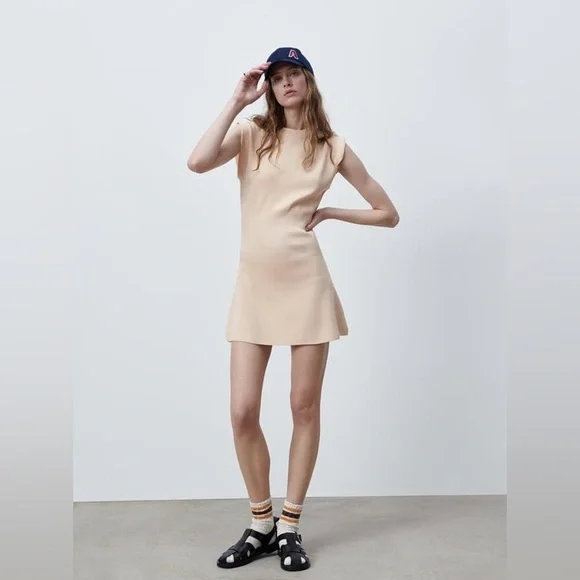 Zara | Dresses | Nwt Zara Knit Mini Dress Size Medium | Poshmark
